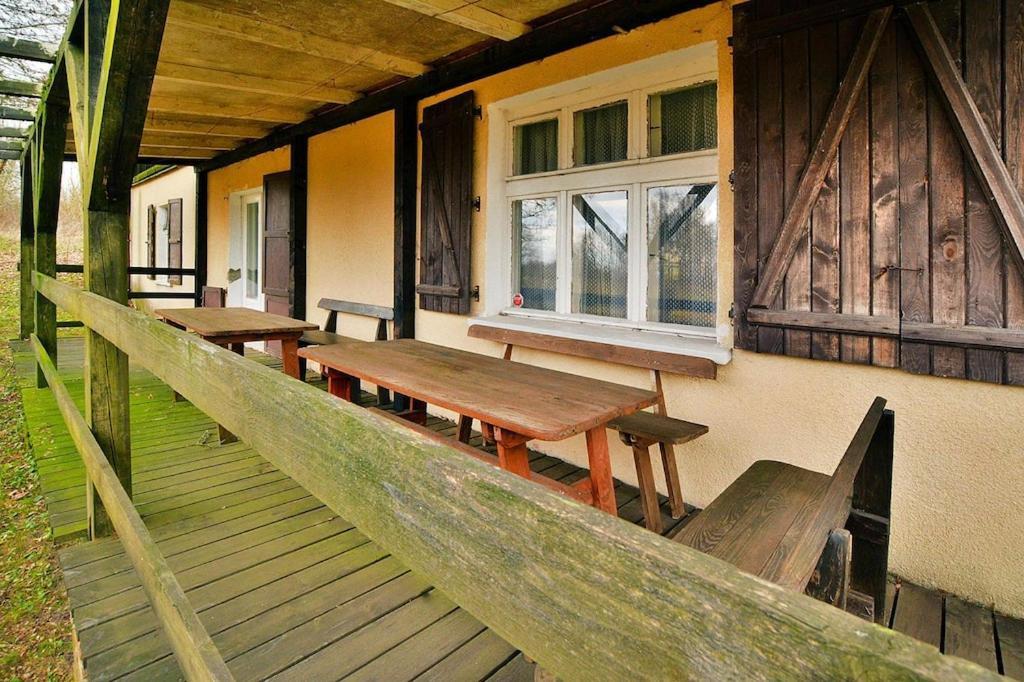 Rural Holiday Home With Fireplace, Grabczyn Exteriör bild